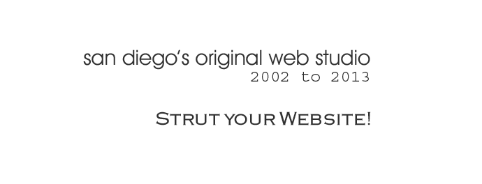 San Diego's Original Web Studio: 2002 to 2012