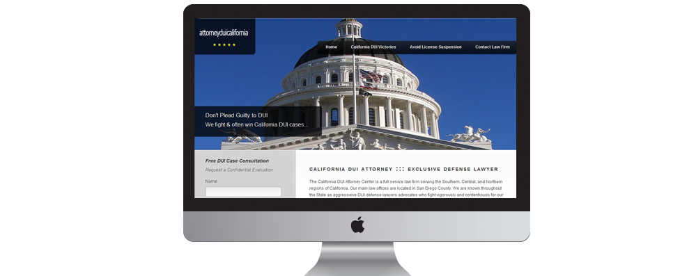 design for attorney website