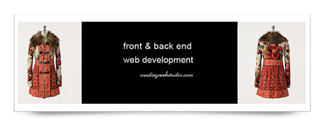 front and back web development in san diego