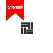small symbol type logo