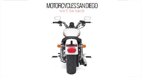 motorcycles san diego: will be back online soon