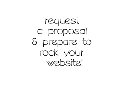 request a proposal for web design services