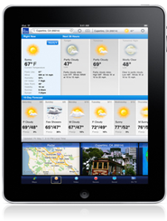 weather channel on iPad